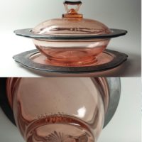 Cambridge # 919 Sauce Tureen w/ Cover & Stand