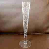 Cambridge # 274 Bud Vase w/ Wildflower Etch