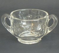 Cambridge # 253 Cream & Sugar w/ Lynbrook #1070 Cutting