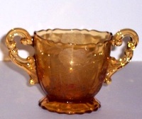 Cambridge #3400/  68 Cream & Sugar w/ #2048 Etch