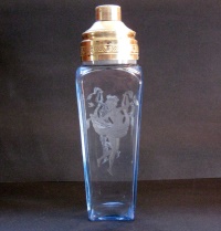 Cambridge #1020 Cocktail Shaker w/ D185 Etch