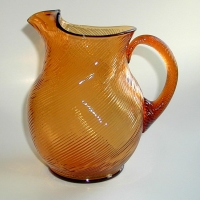 Cambridge #1206 Spiral Optic Jug