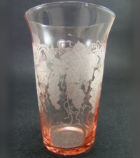 Cambridge #1630 Tumbler w/ Grape Etch