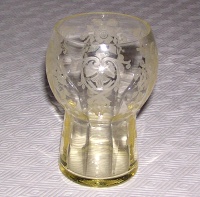 Cambridge #3400/  38 Tumbler w/Apple Blossom Etch