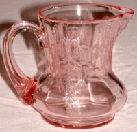 Cambridge # 802 Syrup Jug w/ Cleo Etch