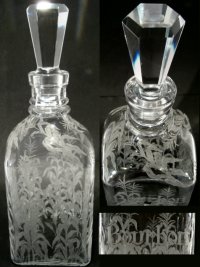 Cambridge #  80 Pristine Bourbon Decanter