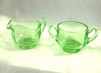 Cambridge # 138 Creamer & Sugar