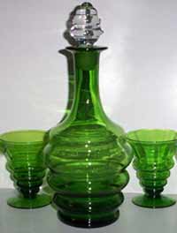 Cambridge #3078 Decanter & #3078 Stems