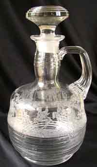 Cambridge #1402/39 Tally Ho Decanter