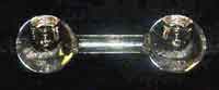 Cambridge # 511 Pristine Two-Ball Candleholder