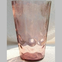 Central #2001 Flip Vase w/ #410 Balda Etch