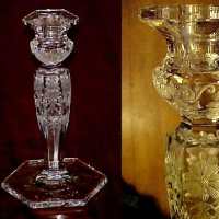 Central Chippendale Candlestick