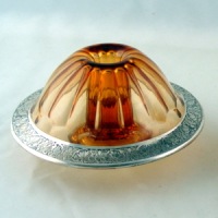 Central "Georgian" Candlestick w/ Unknown Silver Border Etch