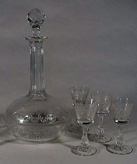 Central # 700  Decanter & Cordials