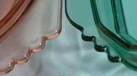 Central #1450 Celery and Fostoria 2419 Mayfair Comparison