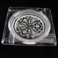 Duncan & Miller # 111 Terrace Ashtray w/ First Love Etch