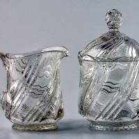 Duncan & Miller #  51 Creamer, Sugar, Spooner Set