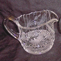 Duncan & Miller #  86 Cream & Sugar w/ Cutting