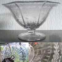 Duncan & Miller #  91 Low Compote w/ Cutting