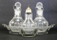Duncan & Miller # 301-72 Teardrop Condiment Set