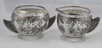 Duncan & Miller # 111 Terrace Creamer & Sugar