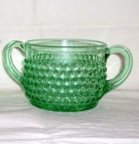 Duncan & Miller # 118 Early American Hobnail Cream & Sugar