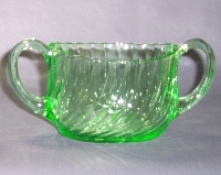 Duncan & Miller #  40 Spiral Flutes Cream & Sugar