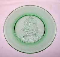 Duncan & Miller # 300 Ship Plate