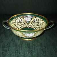 Duncan & Miller # 908 Cream Soup w/ Unknown Decoration