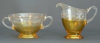 Duncan & Miller # 908 Creamer & Sugar