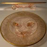 Duncan & Miller #  34 Three Leaf Footed Dish