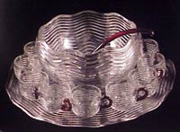 Duncan & Miller # 112 Carribbean Punch Bowl Set