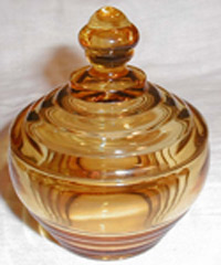 Duncan & Miller # 101 Ripple Powder Jar