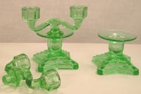 Duncan & Miller #  33 Pharaoh Candlestick with Insert