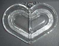 Duncan & Miller # 301-49 Teardrop Heart Dish