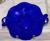 Fenton #1621-E Dolphin Handled Bowl