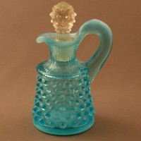 Fenton #3869 Opalescent Hobnail Cruet
