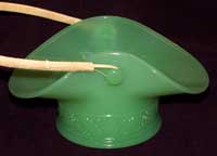 Fenton #1684 Jade Basket