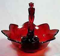 Fenton # 848 Bowl and #1645  Nymph (September Morn)