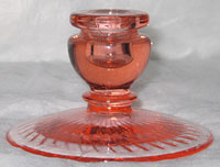 Fenton #1503 Spiral Optic Candleholder