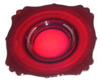 Fenton #1639 Elizabeth Ruby Plate