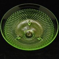 Fenton #1932 Hobnail Three-Toed Bowl