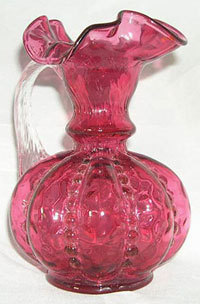 Fenton #2566 Beaded Melon Jug