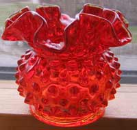 Fenton #3853 Hobnail Vase