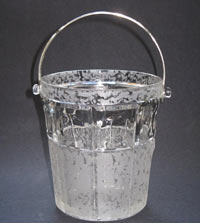 Fenton #1620 Plymouth Ice Bucket w/ Ming Etch