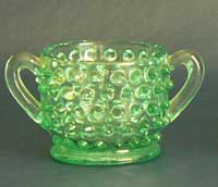 Fenton # 389 Hobnail Cream and Sugar