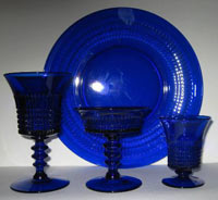 Fenton #1700 Lincoln Inn Plate and Stemware