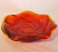 Fenton #9176 Swirl Ashtray