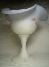 Fenton #1628 Meadow Blooms Compote