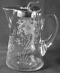Fostoria #2194 Syrup with Woodland Etch